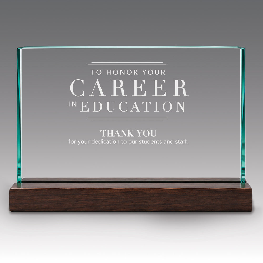 Premium Jade Horizontal Base Award