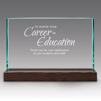 Premium Jade Horizontal Base Award