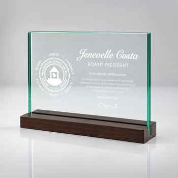 Premium Jade Horizontal Base Award