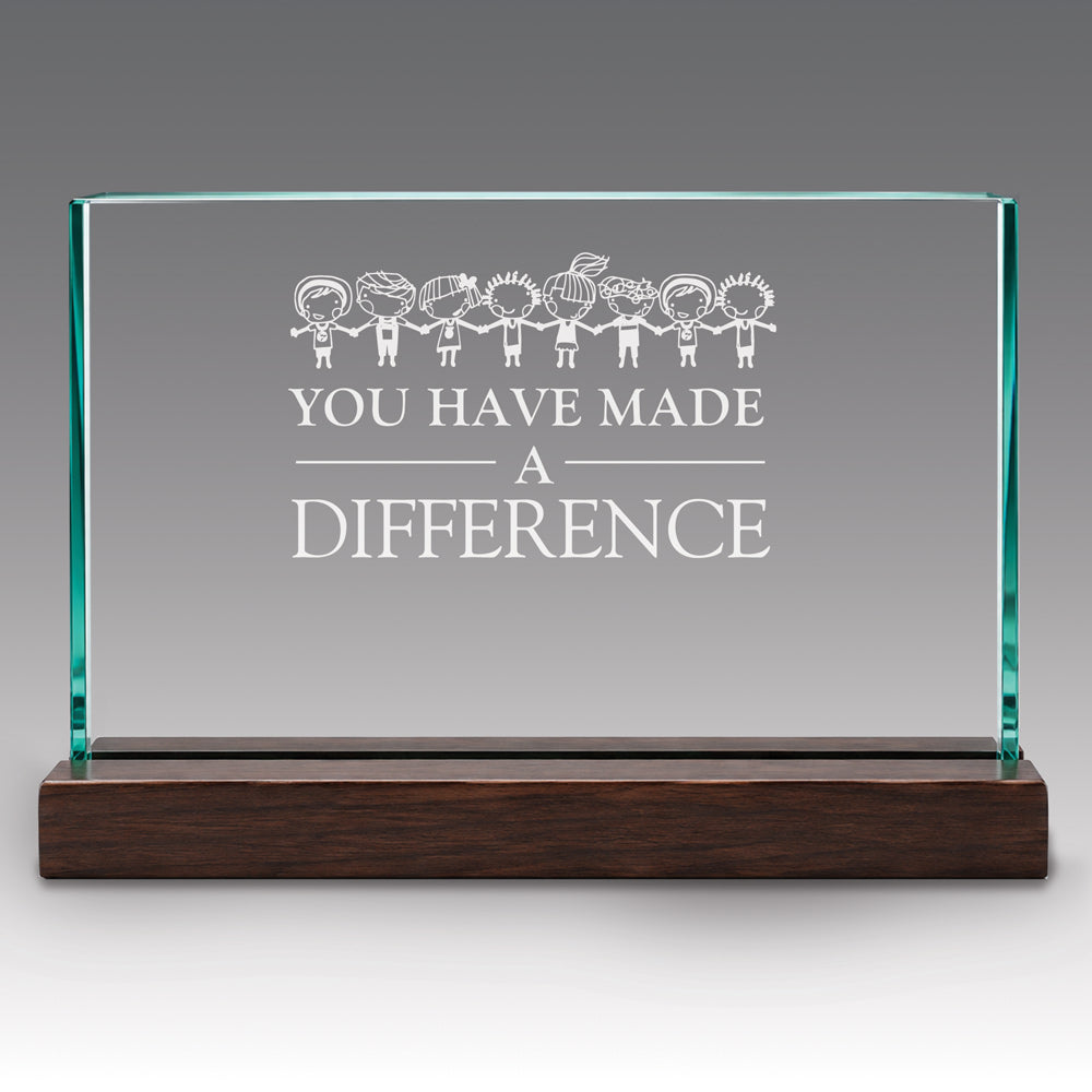 Premium Jade Horizontal Base Award