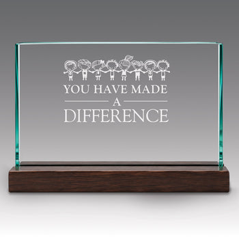 Premium Jade Horizontal Base Award