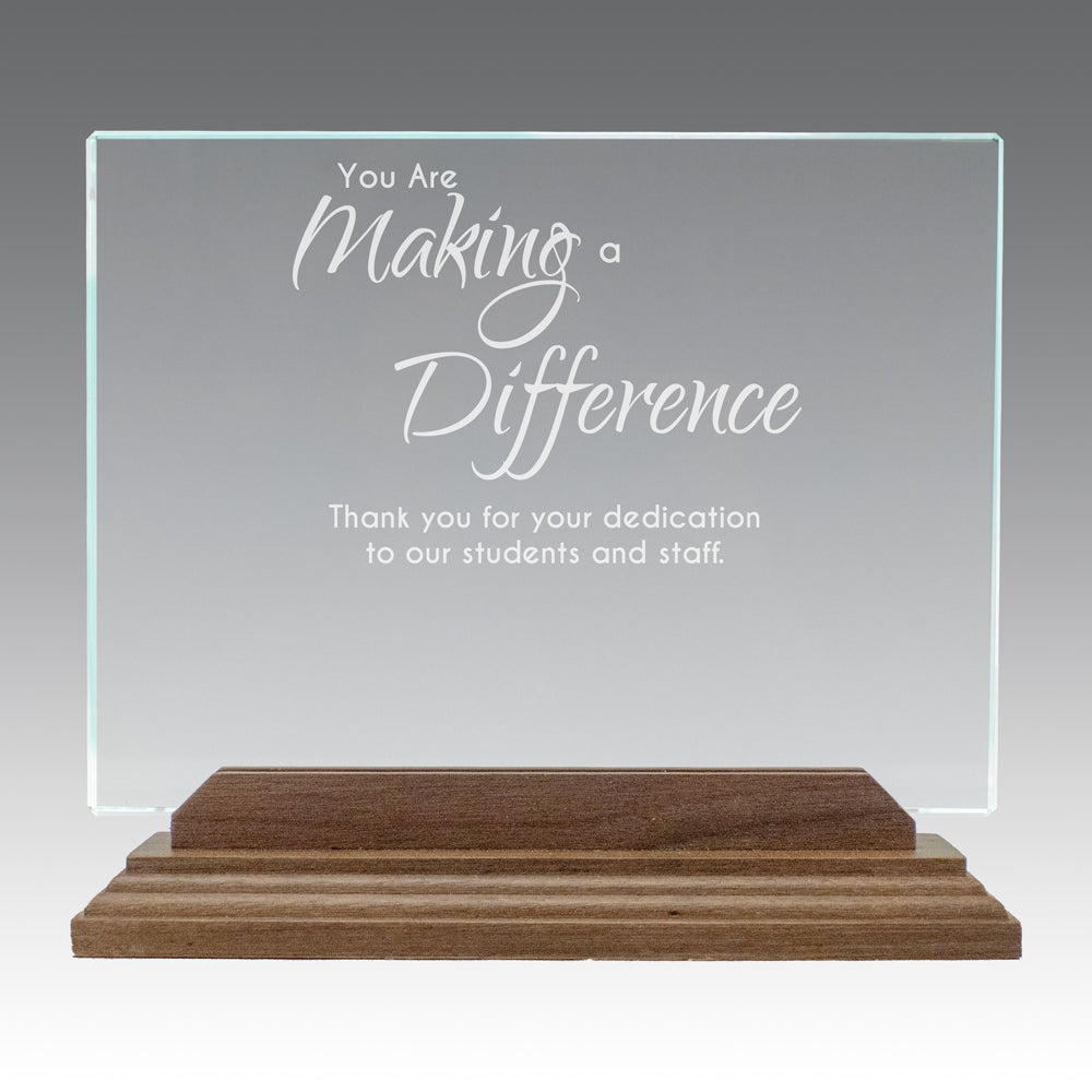 Premium Jade Horizontal Base Award