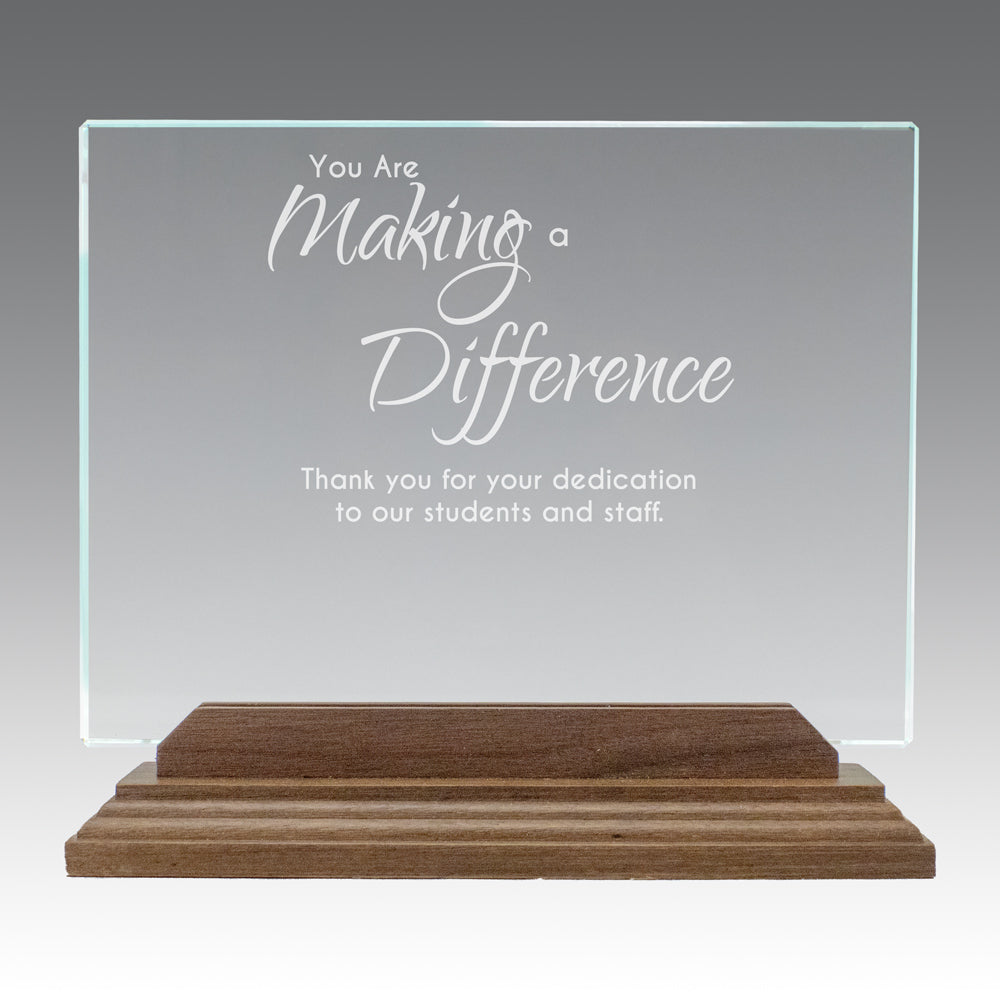 Premium Jade Horizontal Base Award