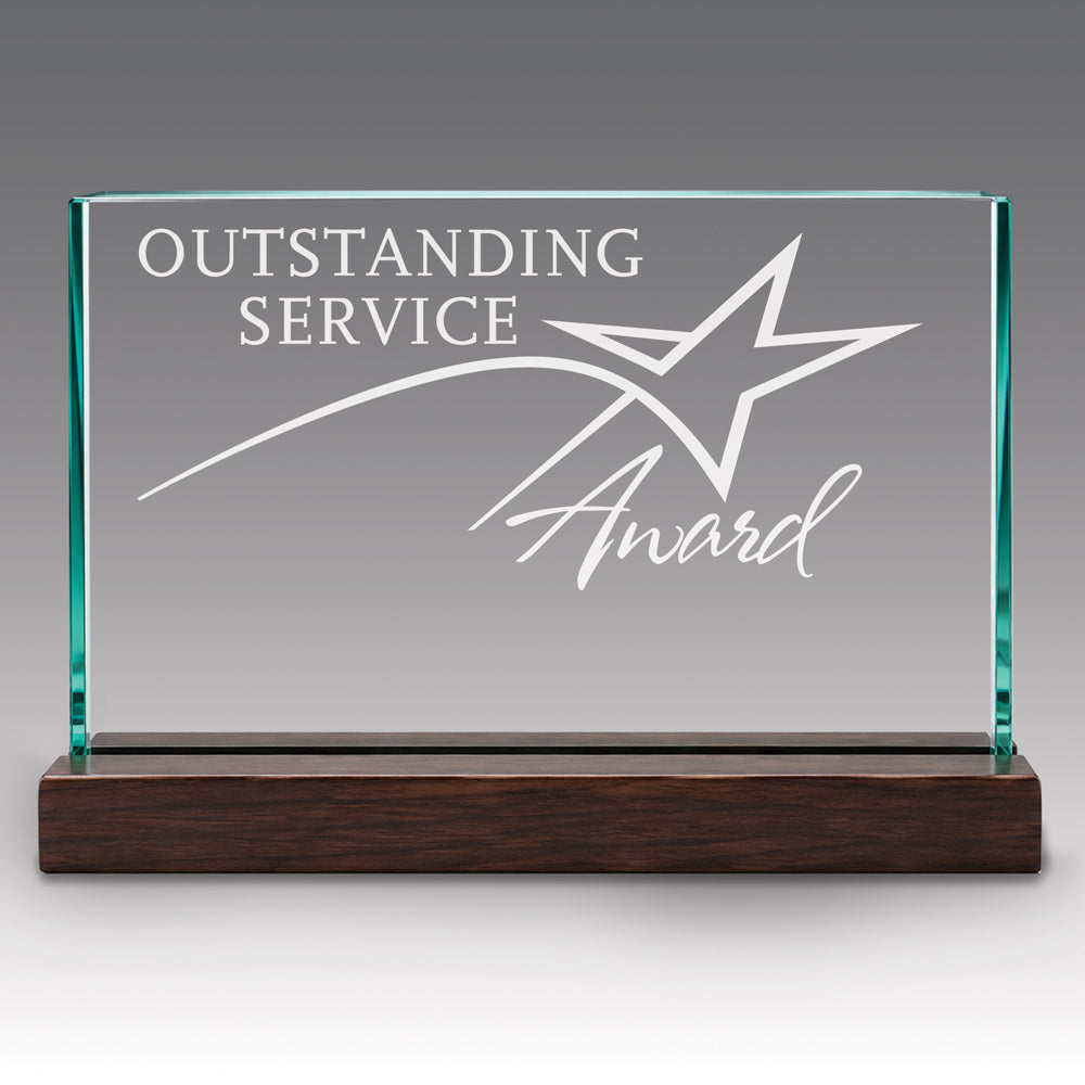 Premium Jade Horizontal Base Award
