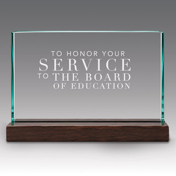 Premium Jade Horizontal Base Award