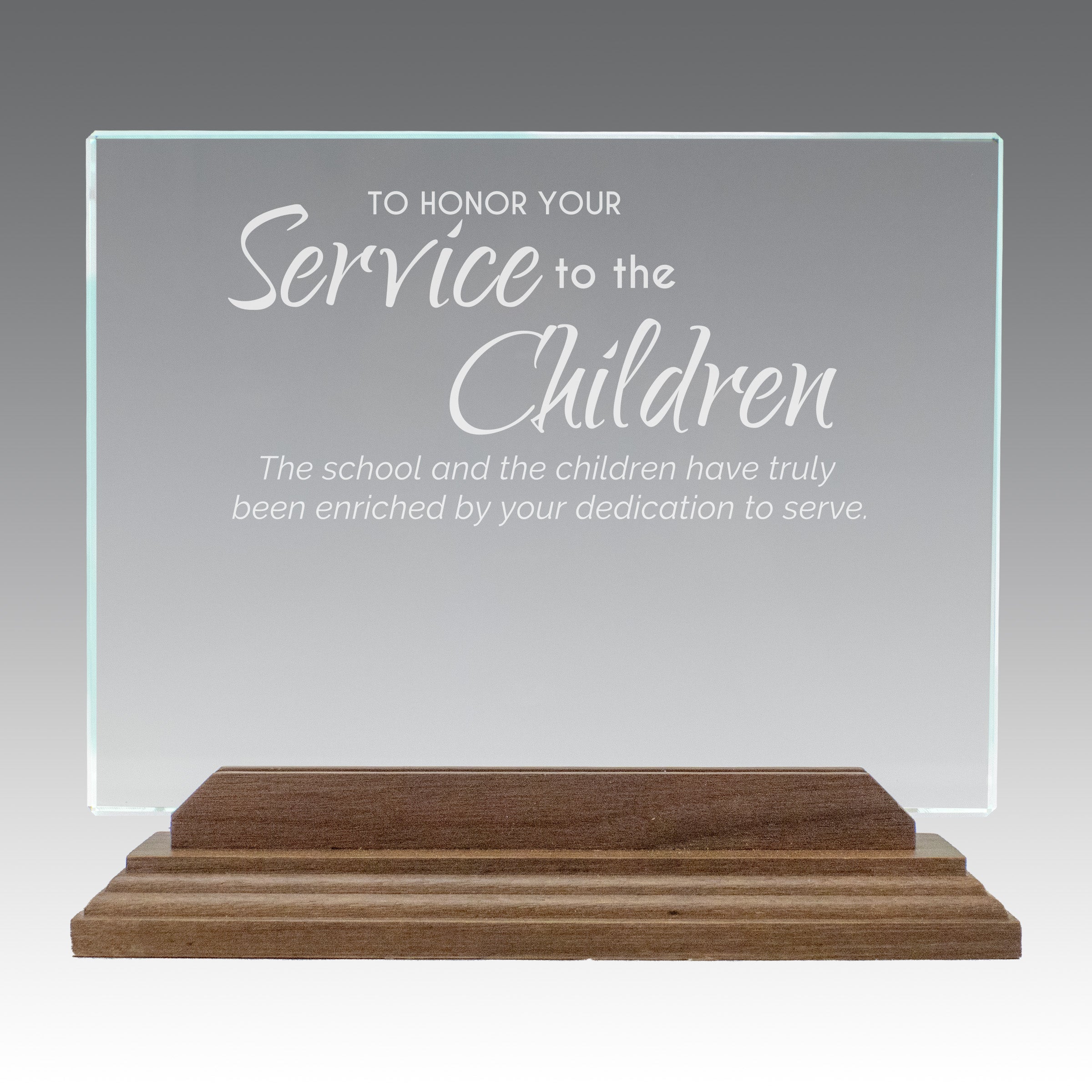 Premium Jade Horizontal Base Award