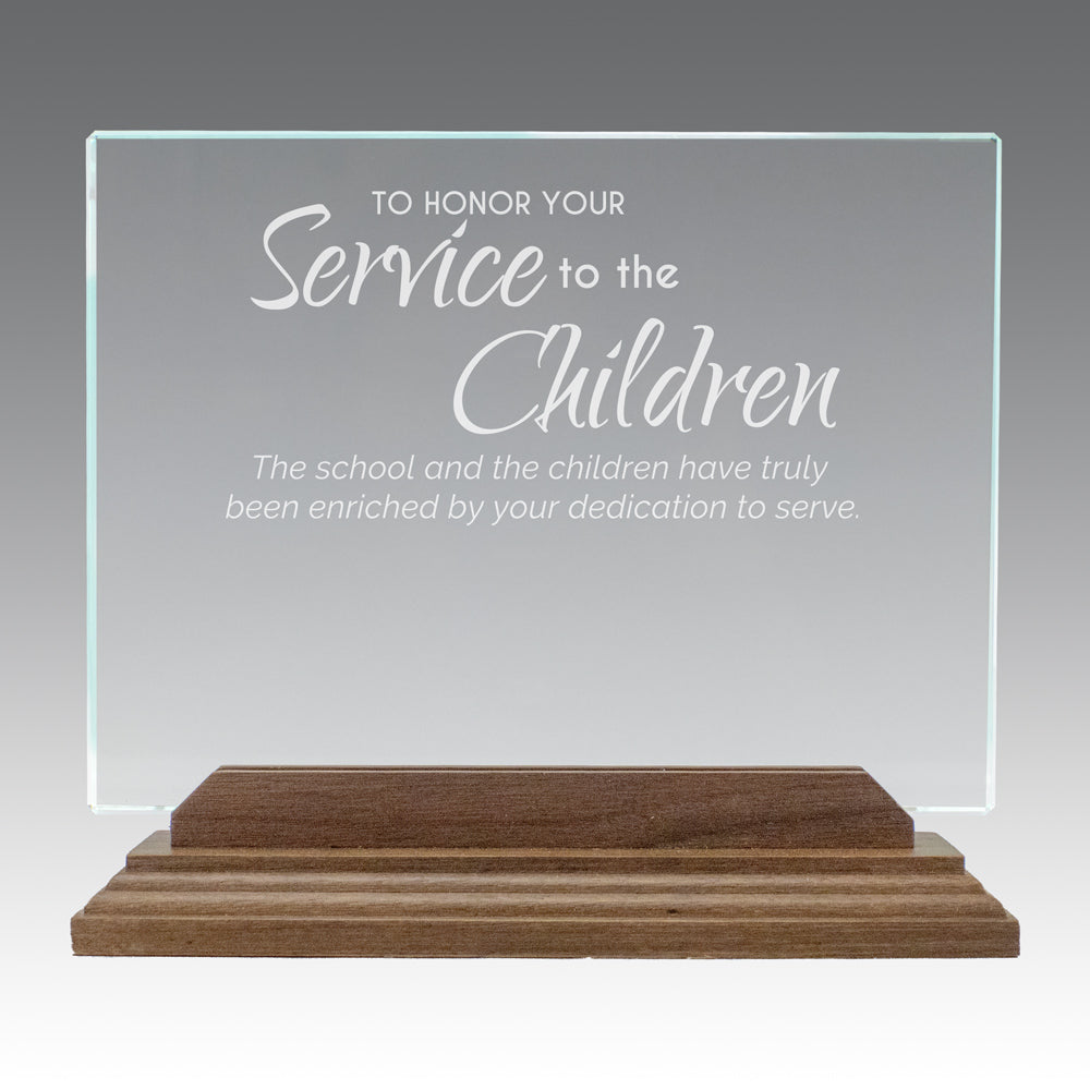 Premium Jade Horizontal Base Award