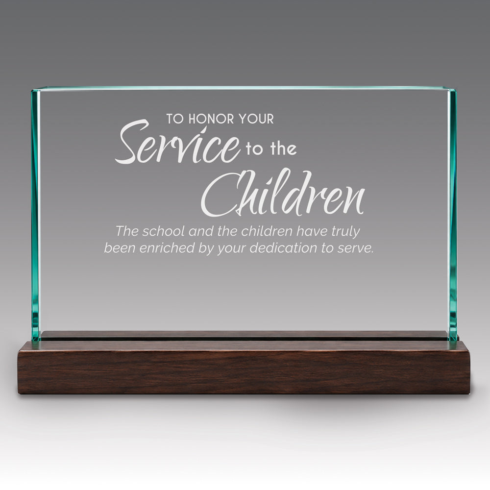 Premium Jade Horizontal Base Award