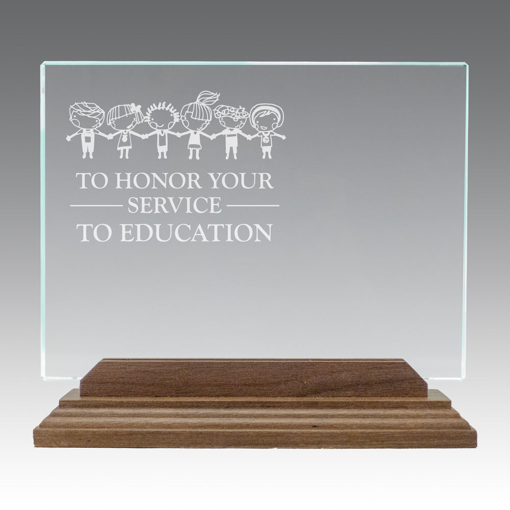 Premium Jade Horizontal Base Award
