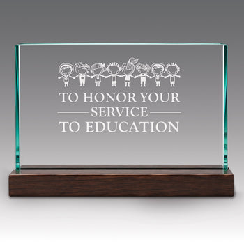 Premium Jade Horizontal Base Award