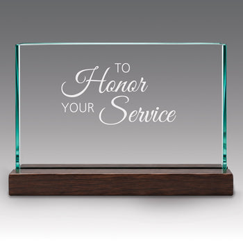 Premium Jade Horizontal Base Award