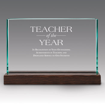 Premium Jade Horizontal Base Award