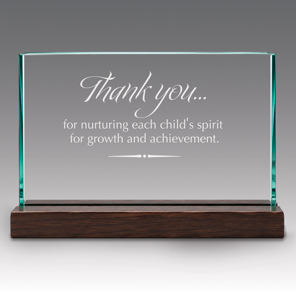 Premium Jade Horizontal Base Award