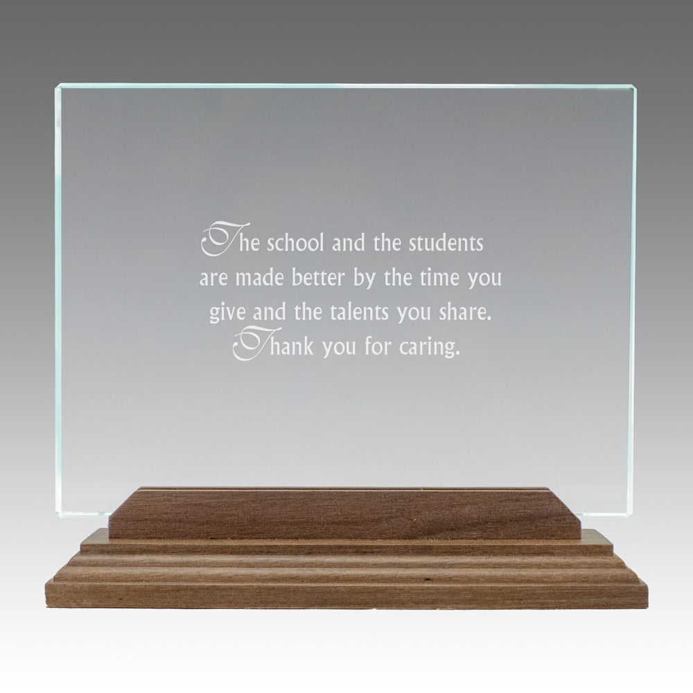 Premium Jade Horizontal Base Award
