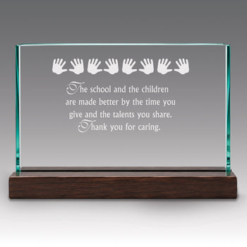 Premium Jade Horizontal Base Award