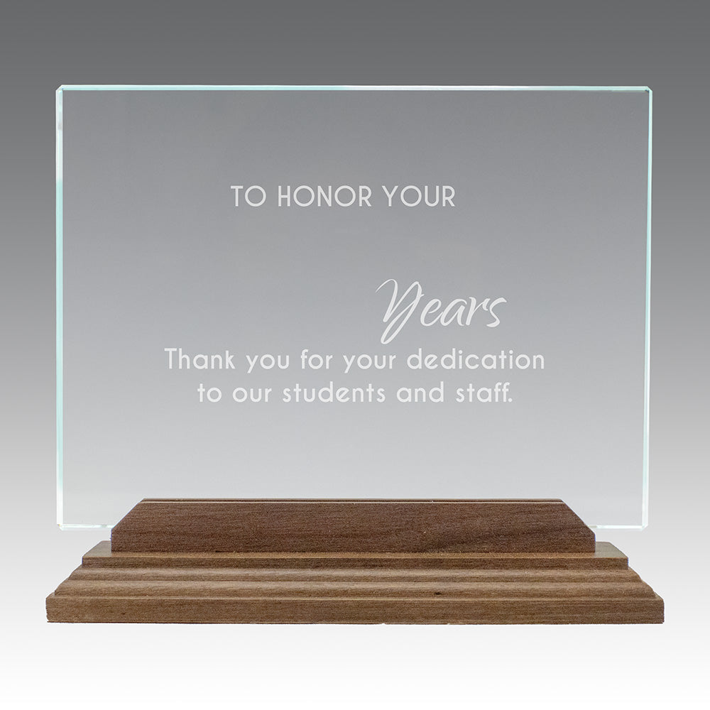 Premium Jade Horizontal Base Award