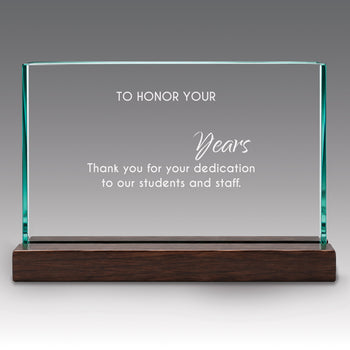 Premium Jade Horizontal Base Award