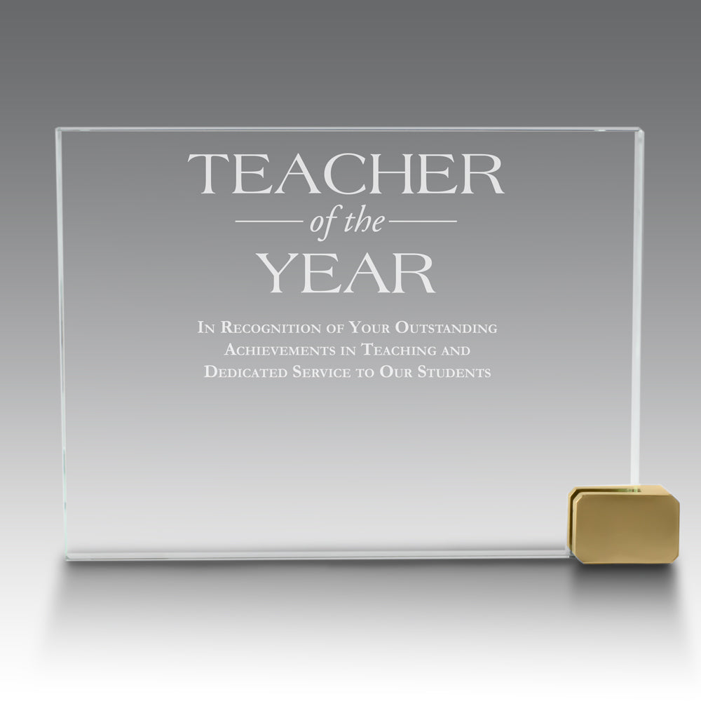 Achievement Award w/ Metal Rectangle Holder