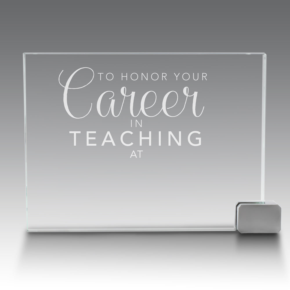 Achievement Award w/ Metal Rectangle Holder