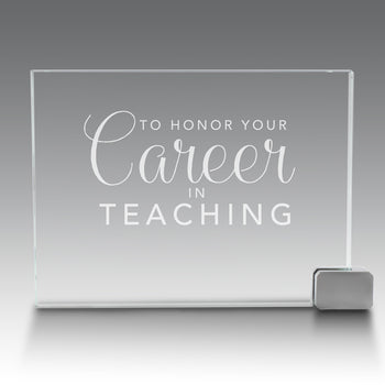 Achievement Award w/ Metal Rectangle Holder