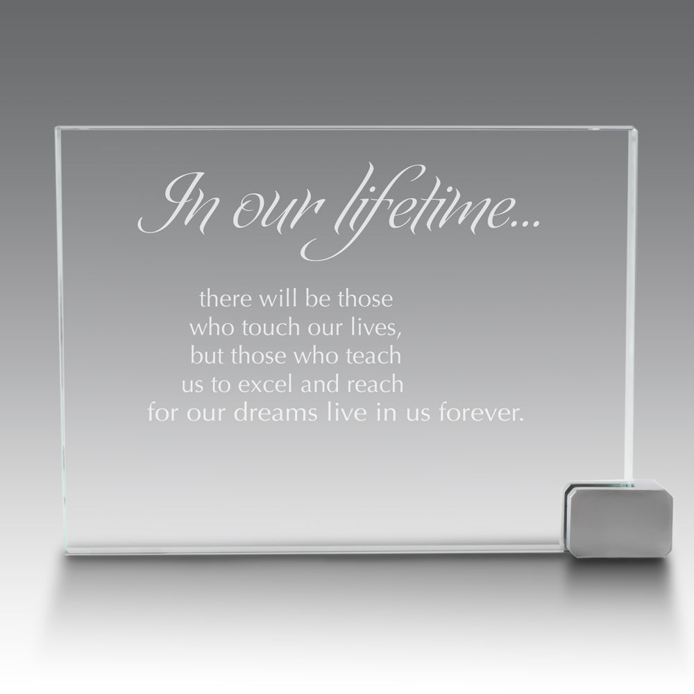 Achievement Award w/ Metal Rectangle Holder