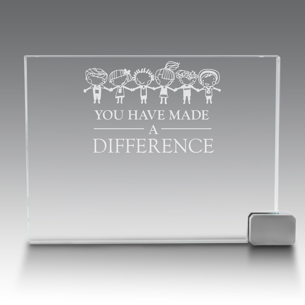 Achievement Award w/ Metal Rectangle Holder