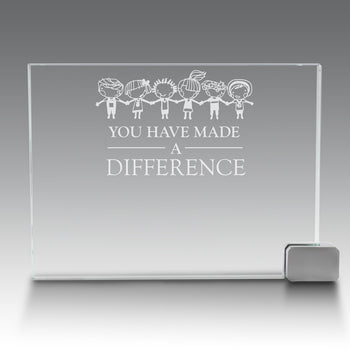 Achievement Award w/ Metal Rectangle Holder