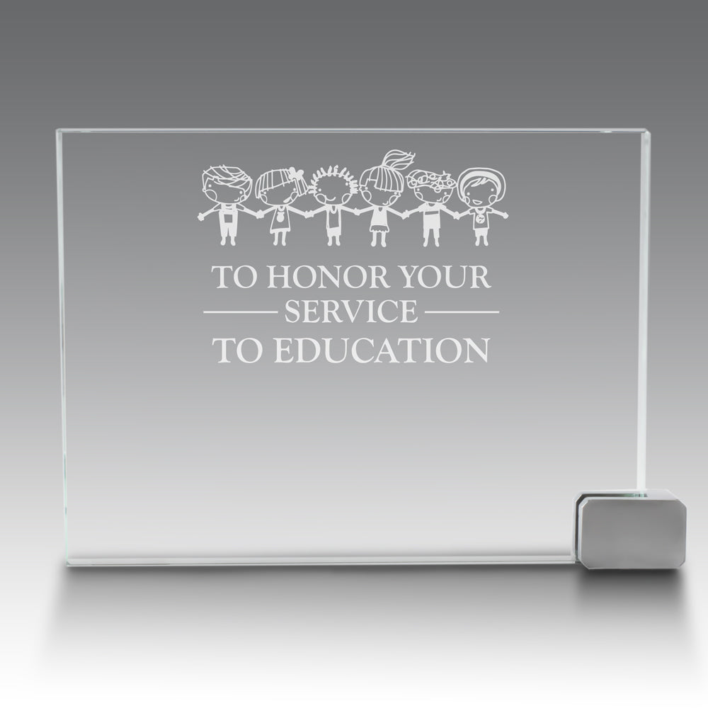 Achievement Award w/ Metal Rectangle Holder