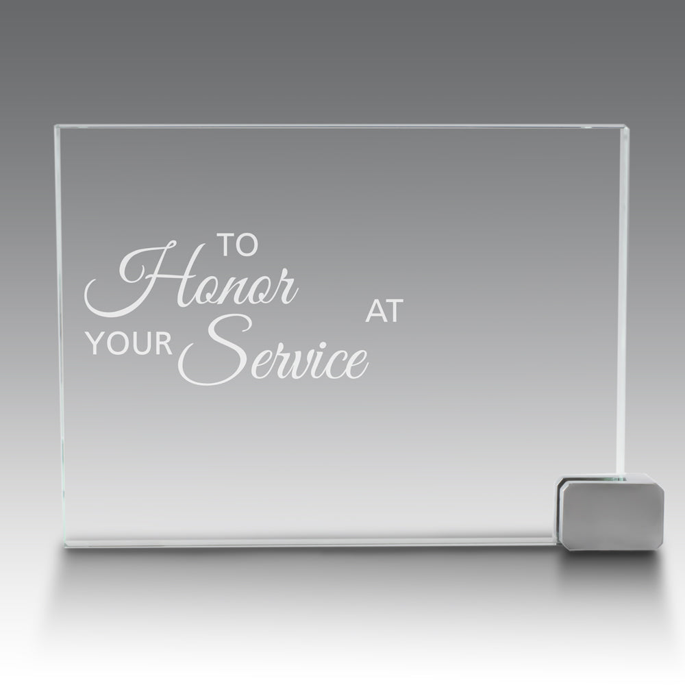 Achievement Award w/ Metal Rectangle Holder