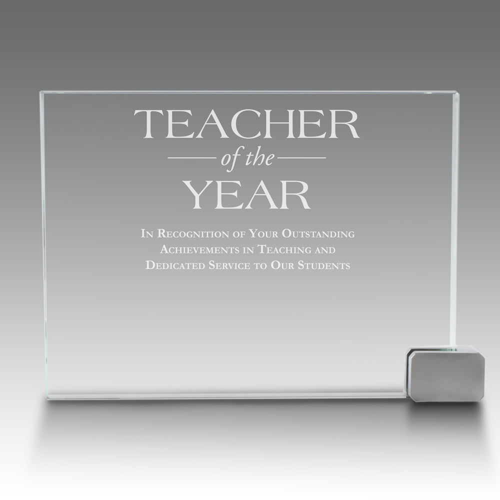 Achievement Award w/ Metal Rectangle Holder