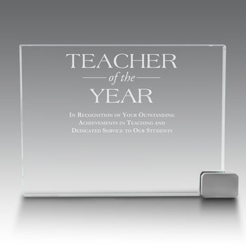 Achievement Award w/ Metal Rectangle Holder
