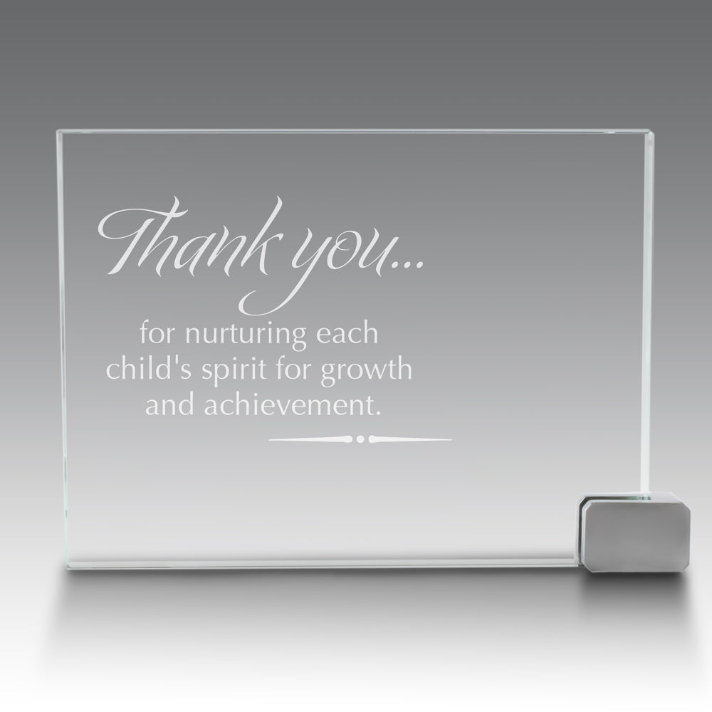 Achievement Award w/ Metal Rectangle Holder