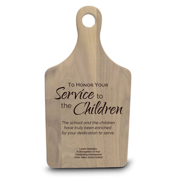 Paddle Walnut Cutting Board