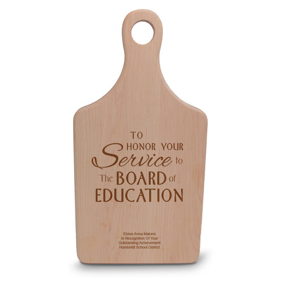 Paddle Maple Cutting Board