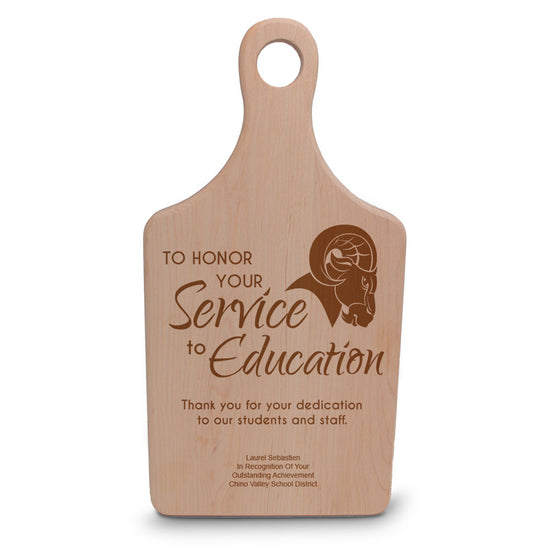 Paddle Maple Cutting Board