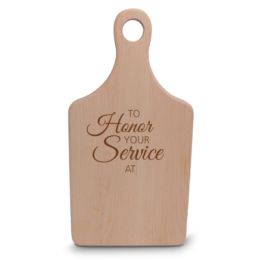 Paddle Maple Cutting Board