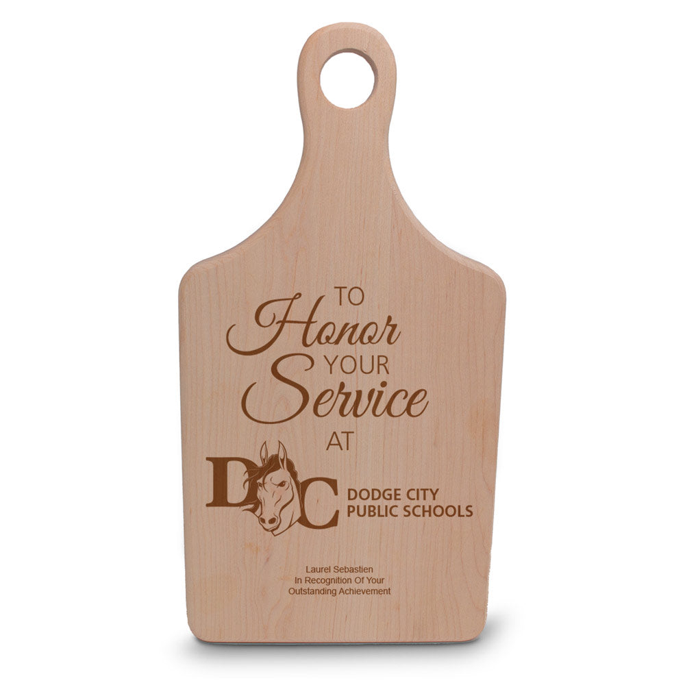 Paddle Maple Cutting Board