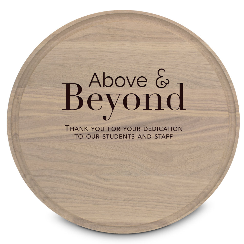 Round Walnut Cutting Board