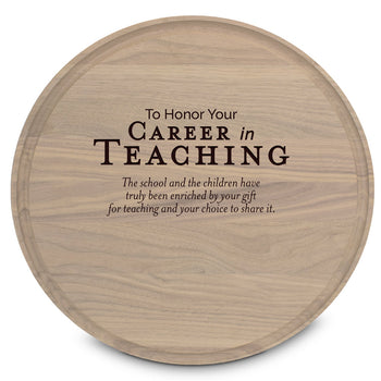 Round Walnut Cutting Board