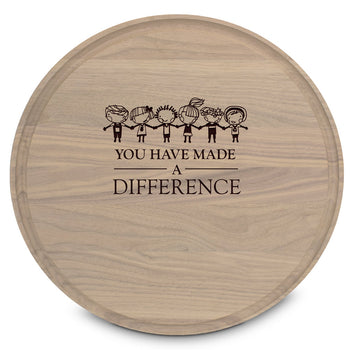 Round Walnut Cutting Board