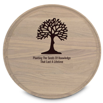 Round Walnut Cutting Board