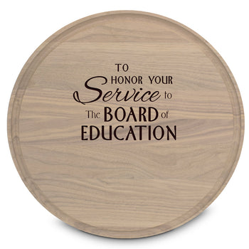 Round Walnut Cutting Board