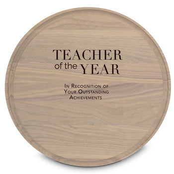 Round Walnut Cutting Board