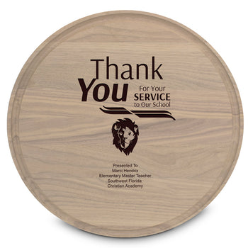 Round Walnut Cutting Board