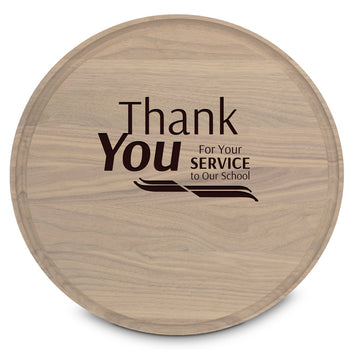 Round Walnut Cutting Board