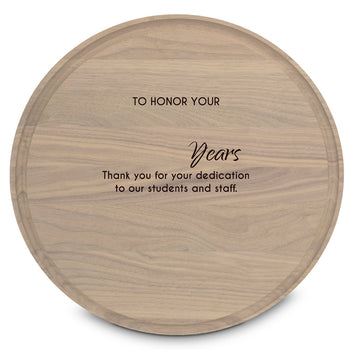 Round Walnut Cutting Board