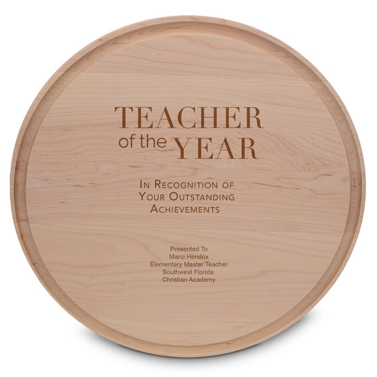 Round Maple Cutting Board
