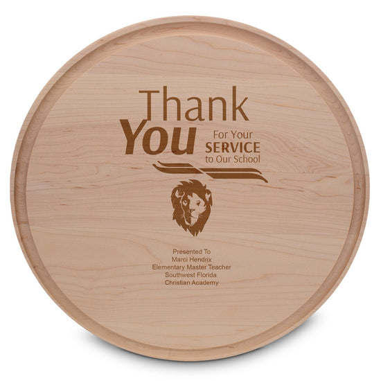 Round Maple Cutting Board