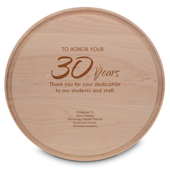 Round Maple Cutting Board