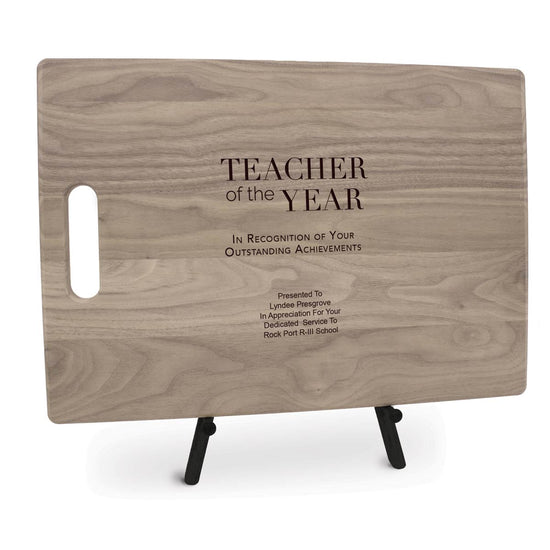 12x17 Walnut Cutting Board With Handle